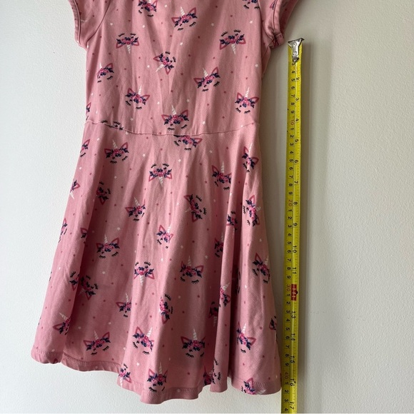 Jenna & Jessie Pink Unicorn Dress 3T (fits Like 4T) Toddler Girls Twirl Dress - Picture 9 of 13
